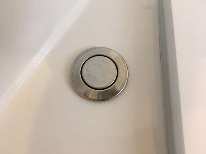 パッキンを正しく入れたプッシュワンウェイ排水栓